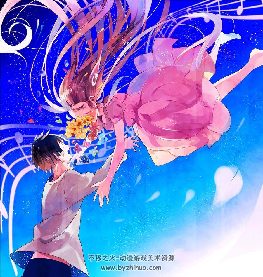 画师おむたつ 治愈风插画作品图包 百度网盘下载