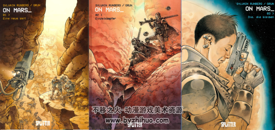 on mars 01-03册 英语漫画 百度网盘下载