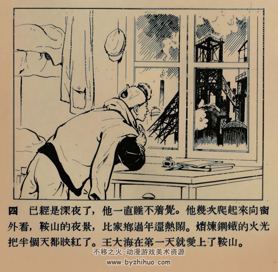 一个新来的工人 1953年 PDF格式连环画 百度网盘下载 22.02MB