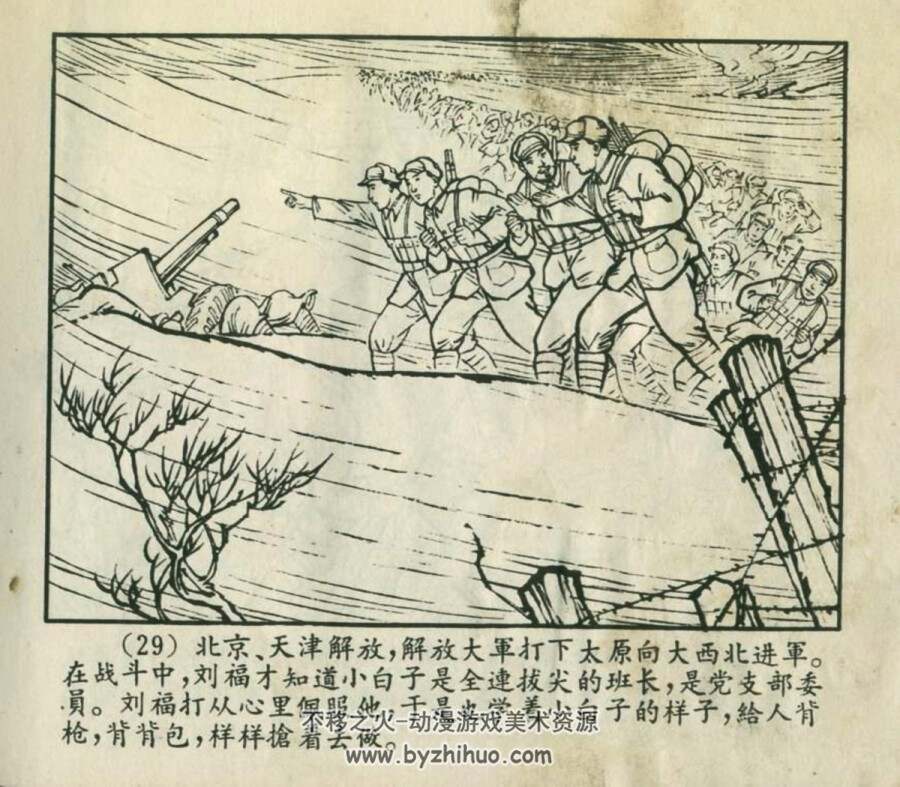 刘福的成长 1966年版 PDF格式连环画 百度网盘下载81MB
