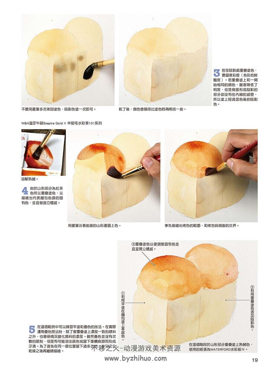 透明水彩 おいしい卓上静物の描き方 食物绘制 百度网盘下载