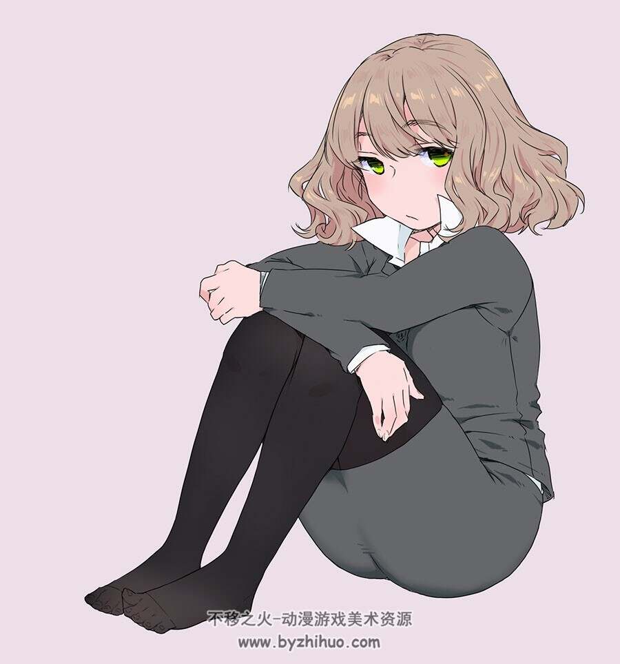 画师かり 日系风格插画作品图包 百度网盘下载