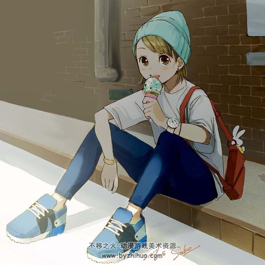画师サコ 二次元人物插画作品图包 百度网盘下载