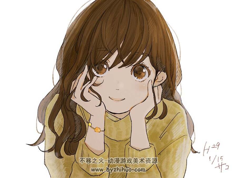画师サコ 二次元人物插画作品图包 百度网盘下载