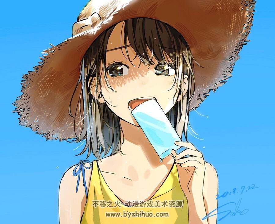 画师サコ 二次元人物插画作品图包 百度网盘下载