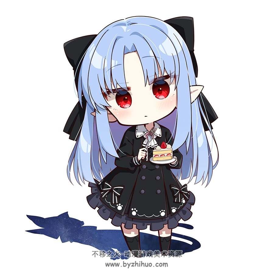 画师ちか Q版可爱人物插画作品图包 百度网盘下载