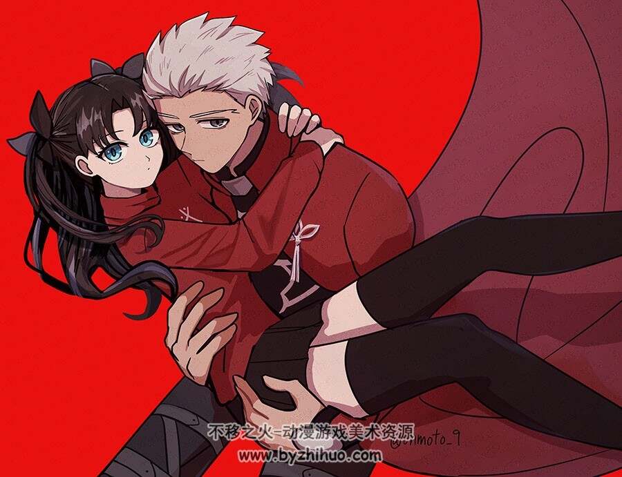 画师おおもと 动漫角色插画作品图包 百度网盘下载