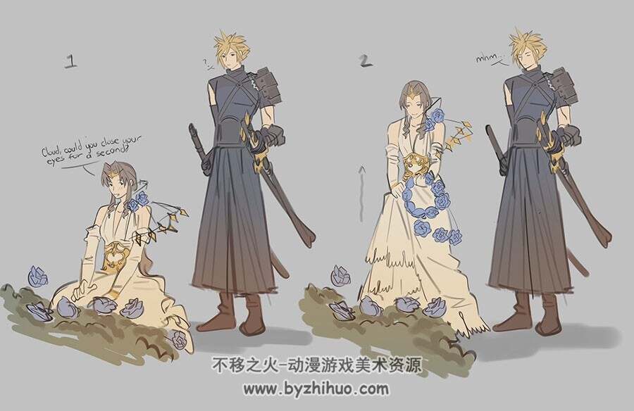 画师mmmckayyy 动漫角色插画图包 百度网盘下载