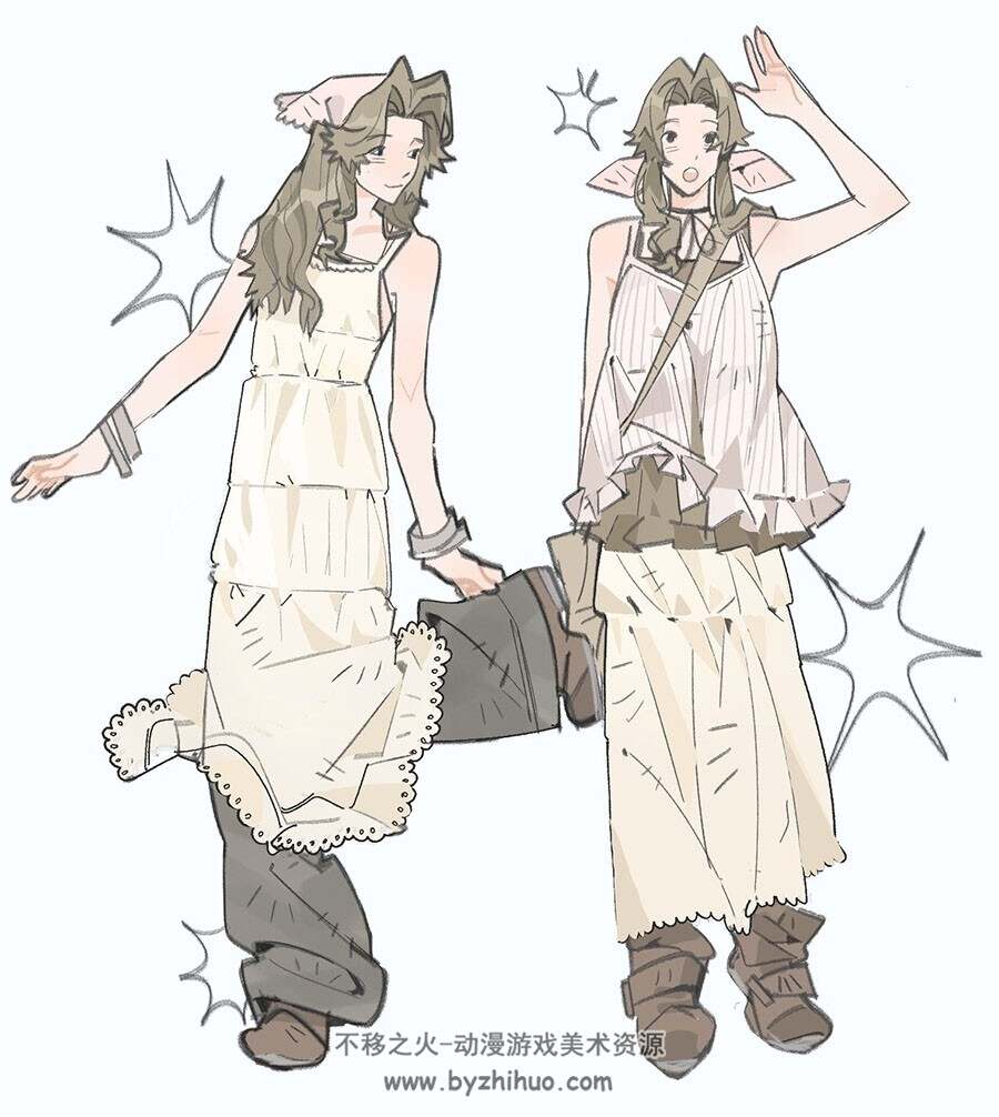 画师mmmckayyy 动漫角色插画图包 百度网盘下载
