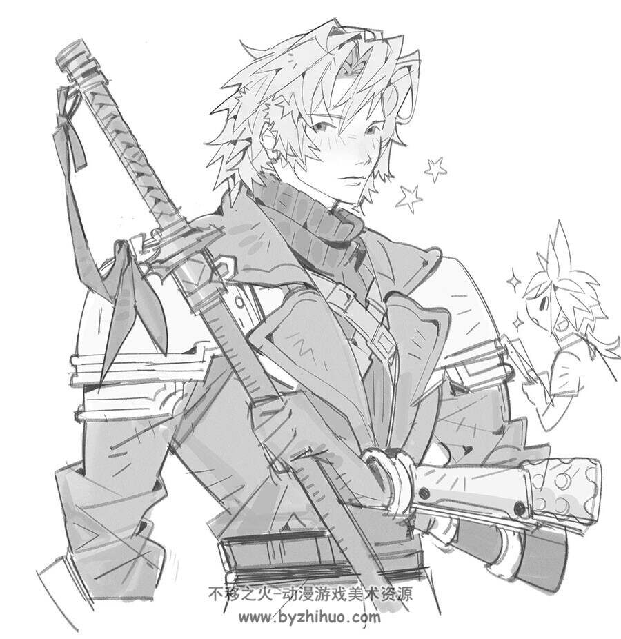 画师mmmckayyy 动漫角色插画图包 百度网盘下载