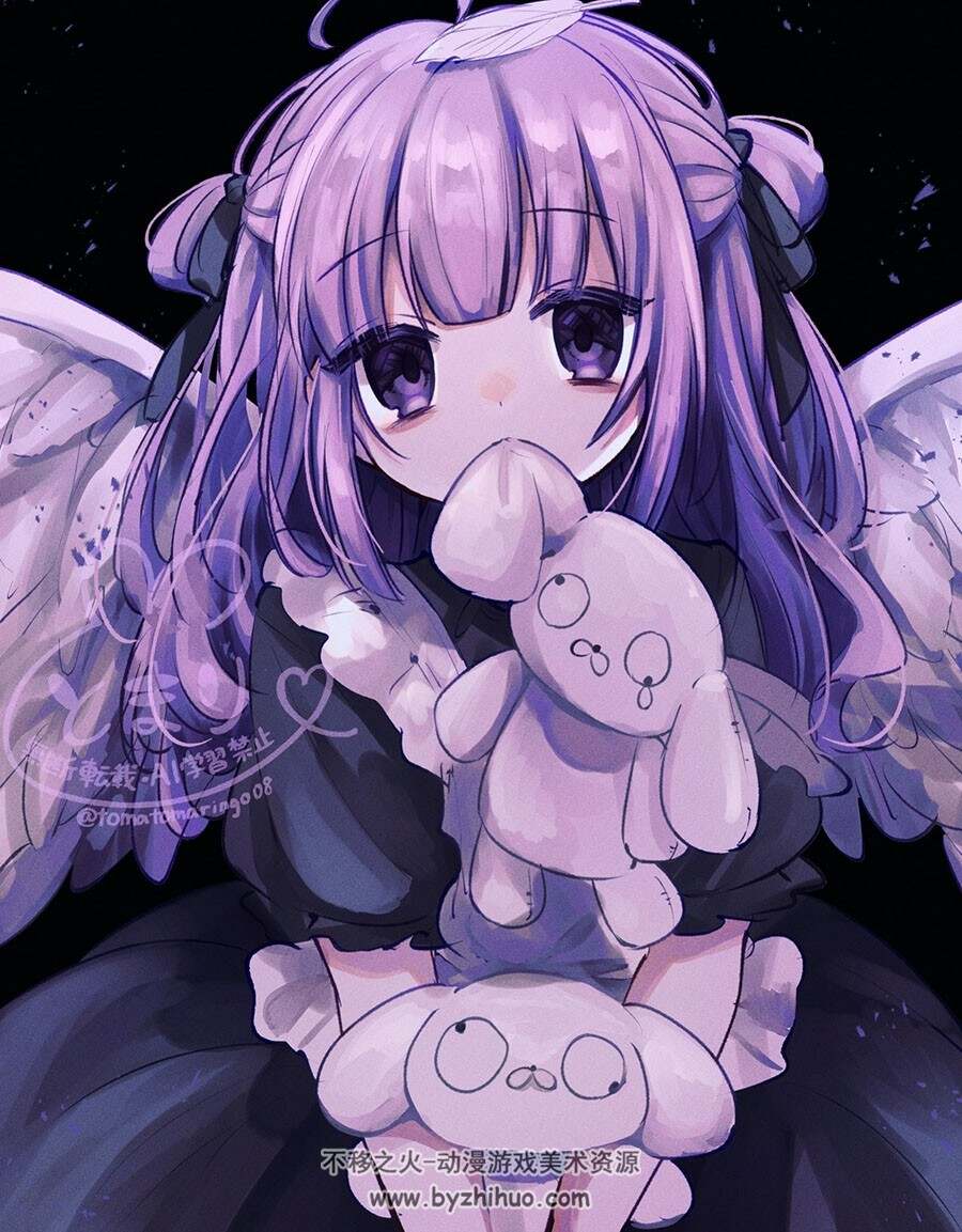 画师泊とまり 软萌可爱二次元角色插画图包 百度网盘下载