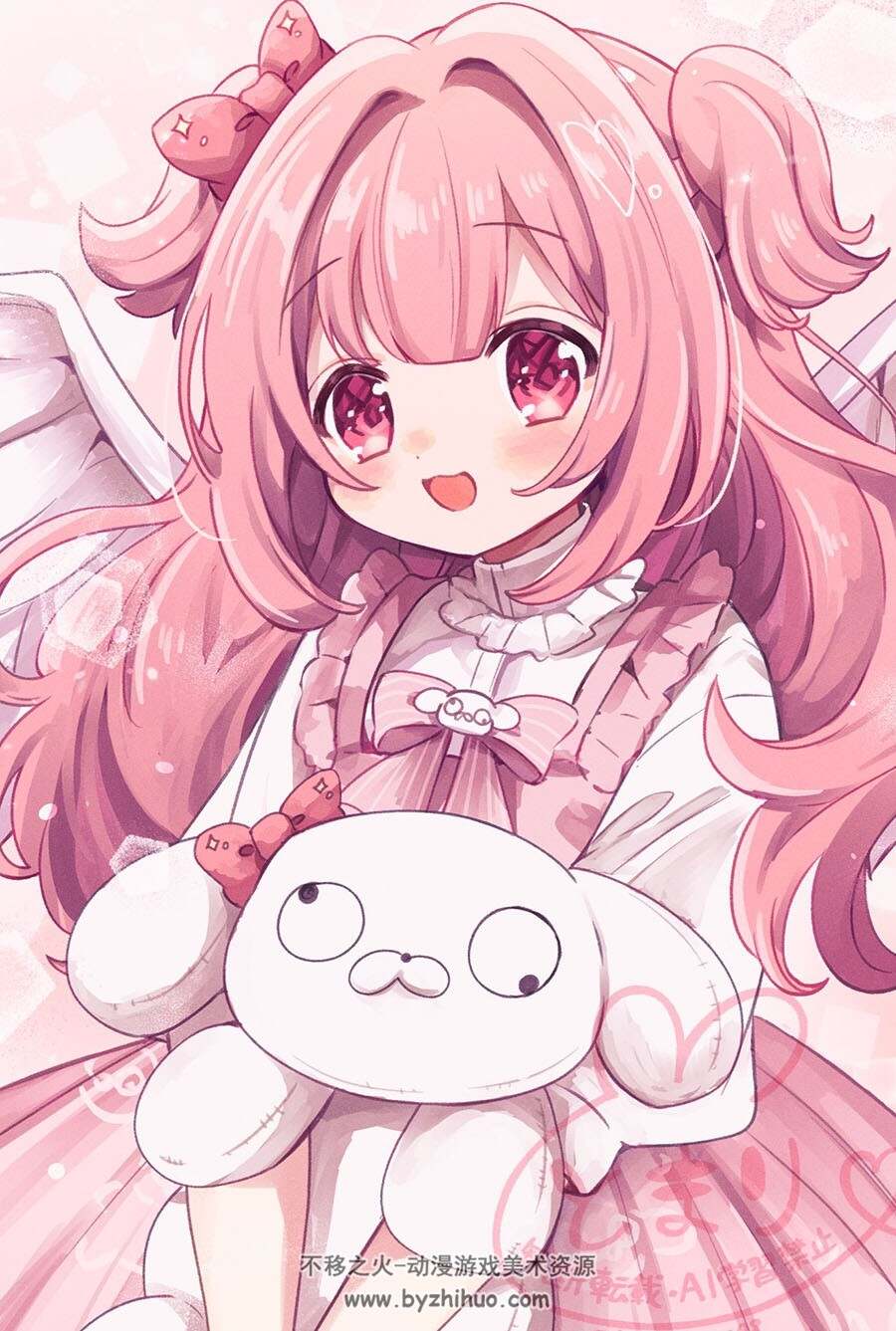 画师泊とまり 软萌可爱二次元角色插画图包 百度网盘下载