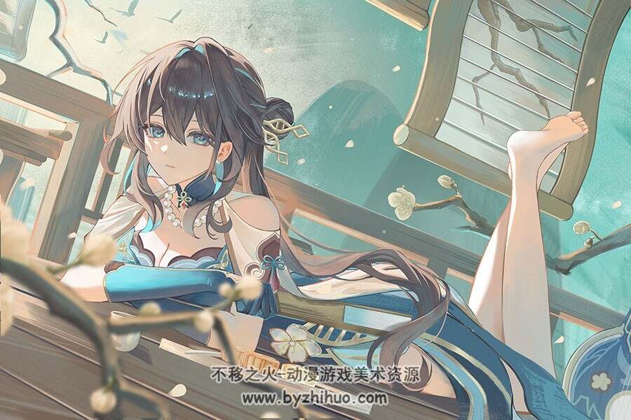 画师泊とまり 动漫角色插画图包 百度网盘下载