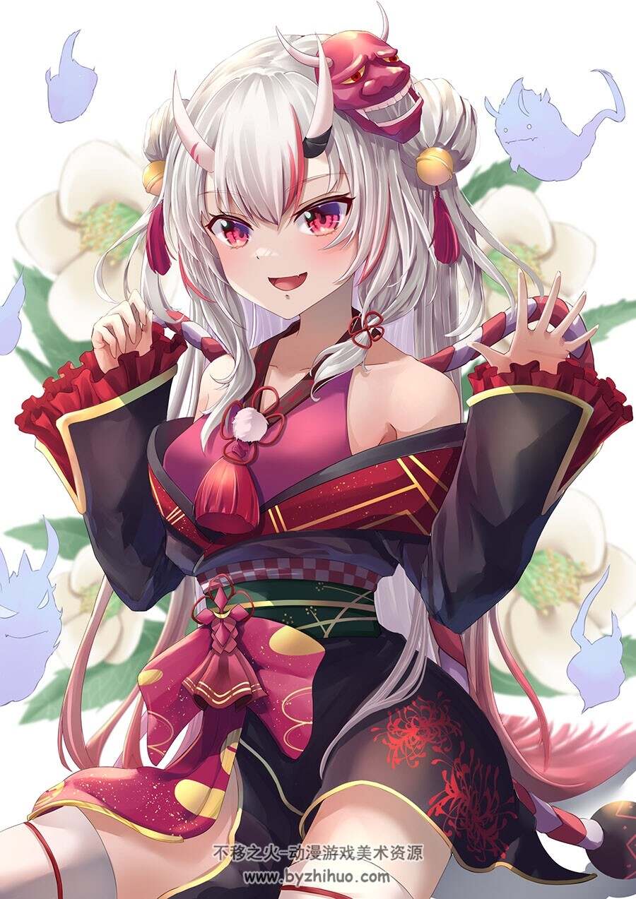 画师やん 动漫角色插画作品图包 百度网盘下载