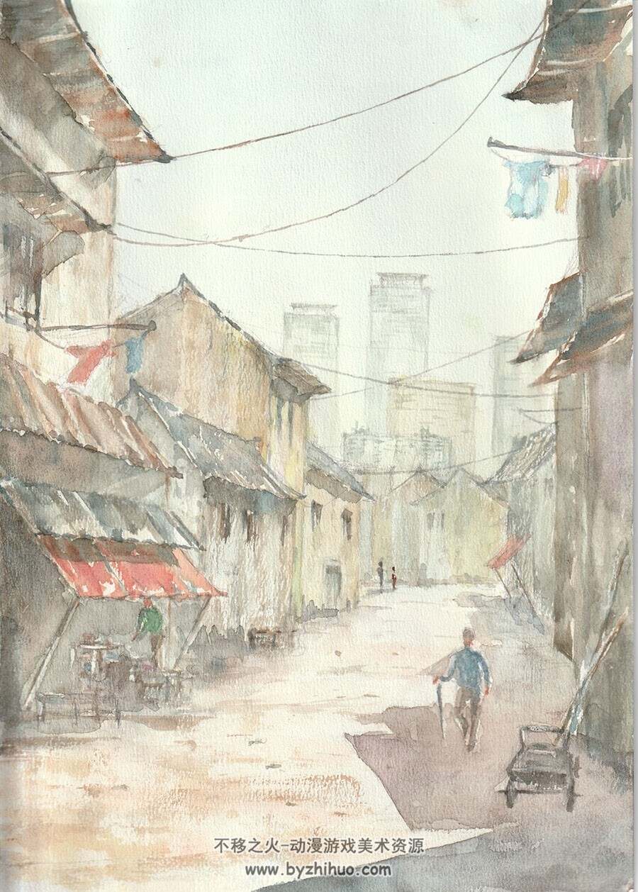 画师やパルペル 风景插画作品 百度网盘图包下载