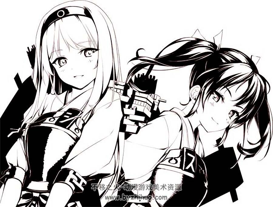 画师六羽田トモエ 日系插画少女图包 百度网盘下载