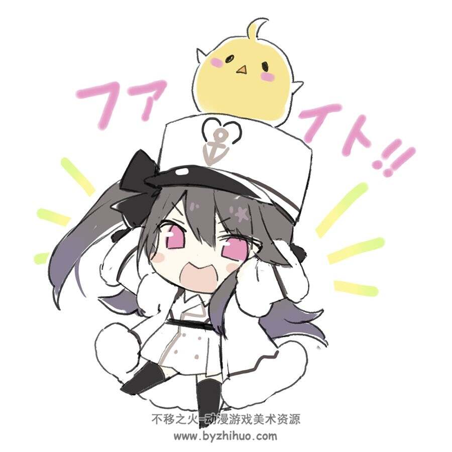 画师ビョルチ 二次元动漫角色插画图包 百度网盘下载