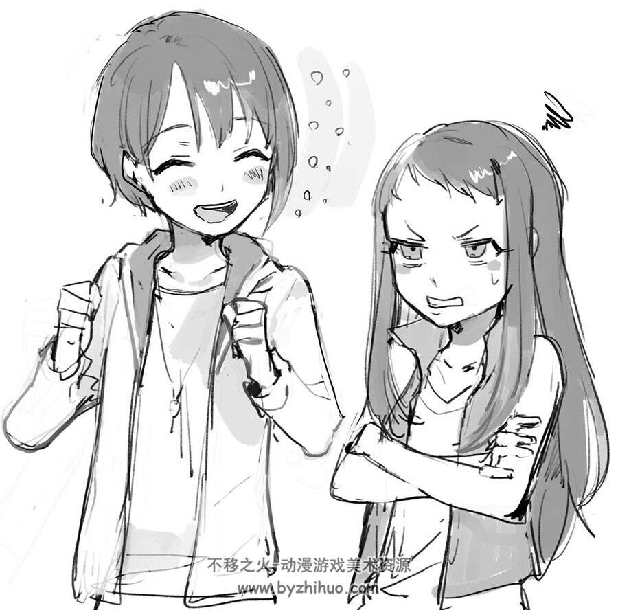 画师コタチユウ 动漫角色插画图包 百度网盘下载