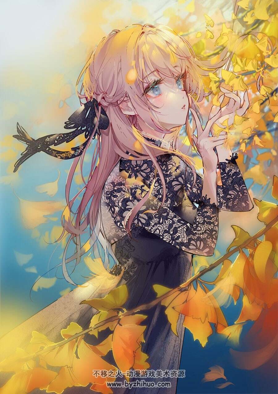 画师きのこ姫 二次元人物 插画壁纸图包 百度网盘下载