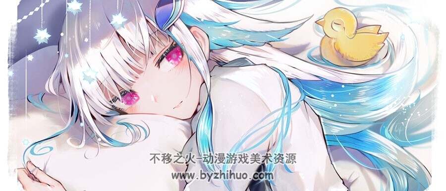 画师稲守竜砂 二次元角色同人壁纸插画图包 百度网盘下载
