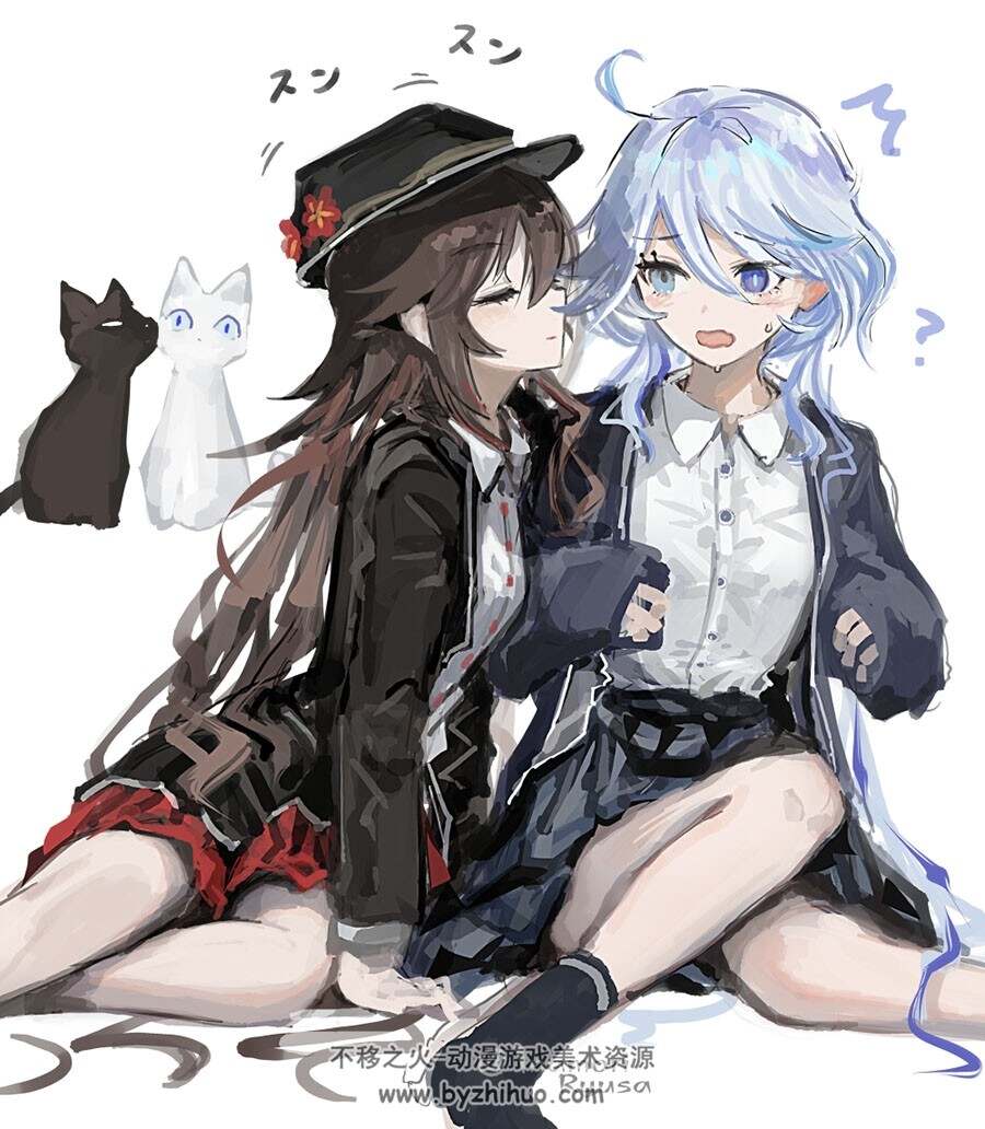画师稲守竜砂 二次元角色同人壁纸插画图包 百度网盘下载
