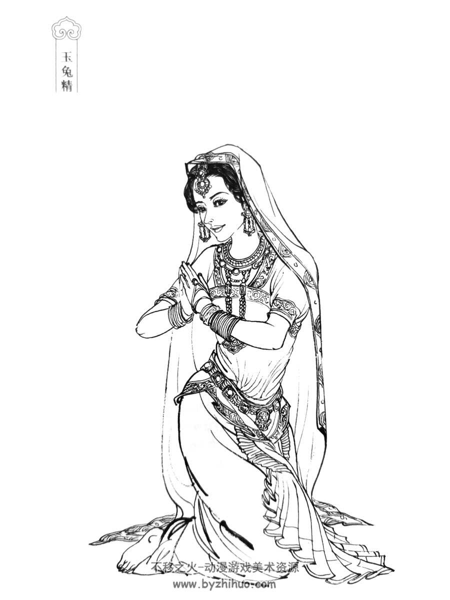 西游记白描神魔绣像199幅 百度网盘下载