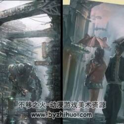 WLOP王凌 鬼刀CG繪畫板繪PHOTOSHOP PS筆刷