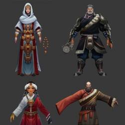 藏地傳奇3DMAX游戲角色人物成套合集分享