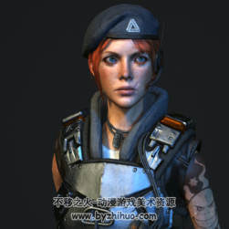 Military Girl 次時(shí)代女特種兵半身模型 百度網(wǎng)盤下載