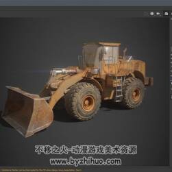 Substance Painter 逼真写实铲车制作视频视频教程