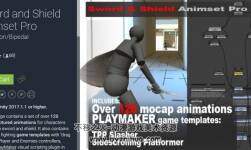 Sword and Shield Animset Pro 戰(zhàn)斗人物動作包