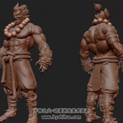 街霸豪鬼 3D高精模型 ZBRUSH源文件