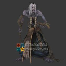 僵尸 骷髅 恶魔 法师模型