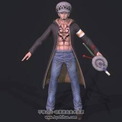 羅 海賊王 Jump Force游戲角色 高精3D模型資源百度網(wǎng)盤下載
