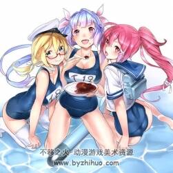 日式少女插画图集+壁纸 277P