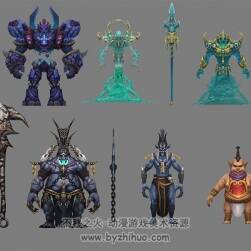 【九界】游戏怪物 精品模型一组