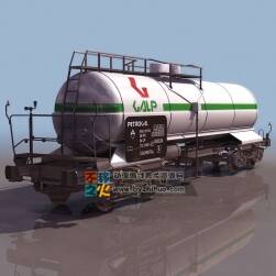油罐 火车车厢 3DS模型