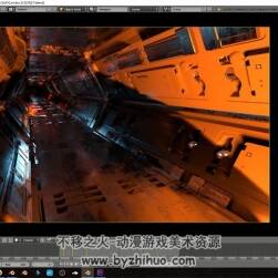 Blender场景制作视频教程 科幻隧道场景建模教学 附源文件