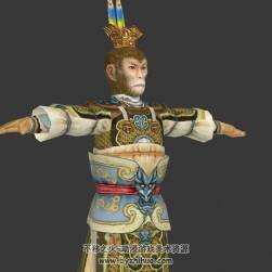 美猴王齊天大圣孫悟空一枚 3DMax模型下載