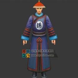 清朝 捕头 模型