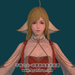 天刀美女/已綁定 3d模型
