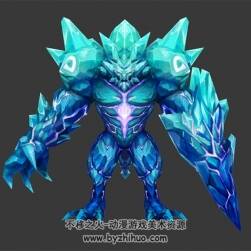 冰原怪物 3D模型 有綁定和全套動作