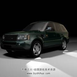陸虎車輛3D模型下載 c4d格式分享