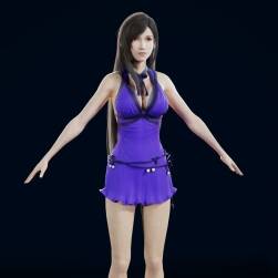 Toolbag Tifa Purple Dress