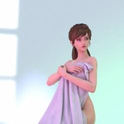 遮掩坐姿女性人物 可3D打印 百度網(wǎng)盤下載
