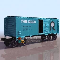 运输货物列车 车厢 3DS模型