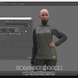 ZBrush 科幻服装概念艺术设计雕刻视频教程