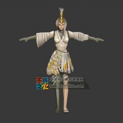 古装 诡异 女道士T-pose模型
