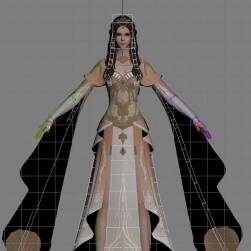 女性角色帶綁定3DMax模型下載 請(qǐng)注意版本略高哦