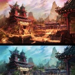 降龙之剑 场景角色原画 游戏原画素材
